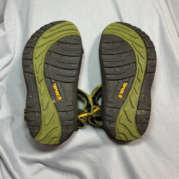 TEVA Hurricane XLT 2 Casual Sandals- Green/Yellow/Black TODDLERS SZ 7 - Picture 5 of 7
